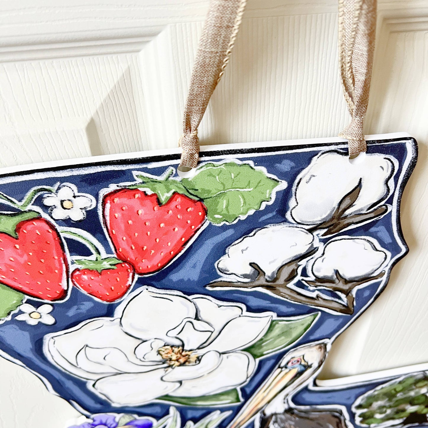 Louisiana State Favorites Door Hanger-Southern Beauty USA