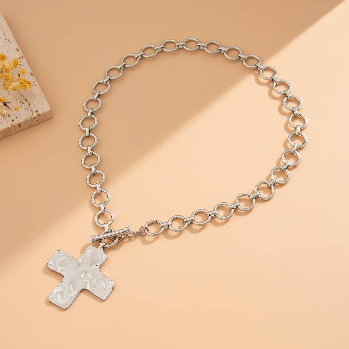 Chunky Cross Necklace