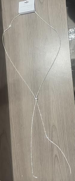 Long Adjustable Rhinestone Necklace