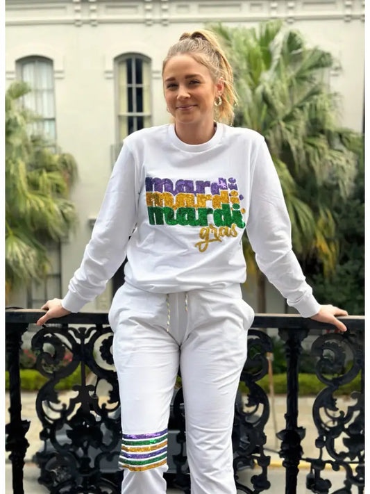 Mardi Mardi Mardi Pullover - The Season Boutique