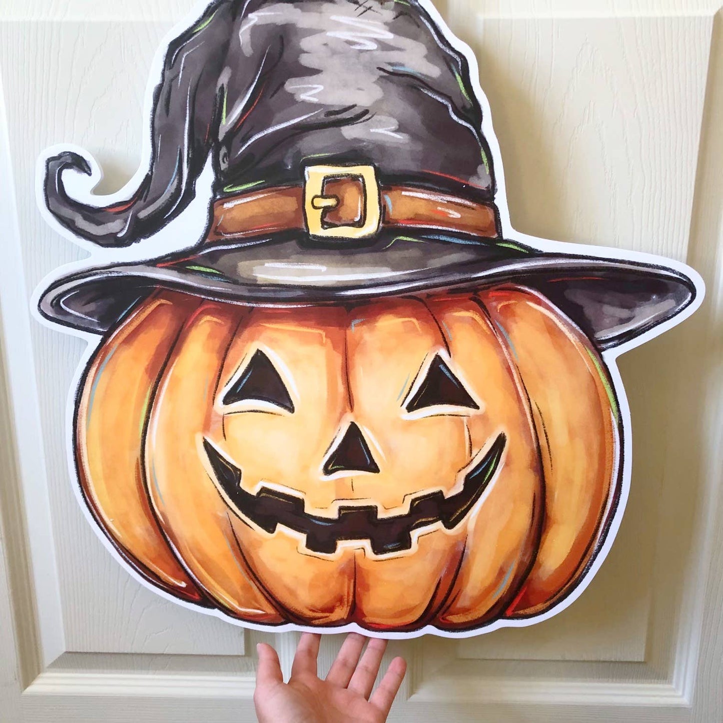 Jack-O'-Lantern Door Hanger