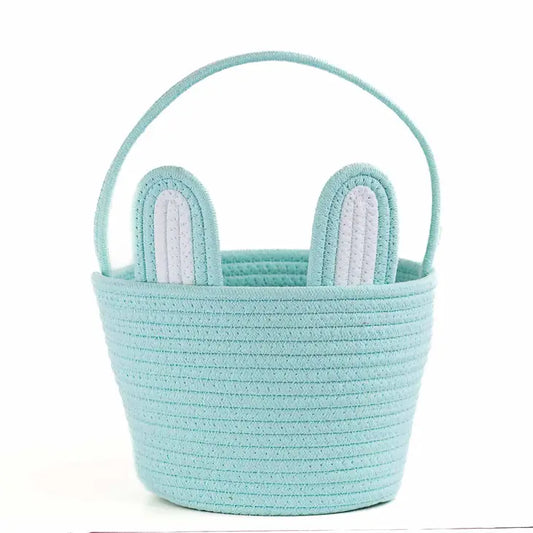 Bunny Ears Easter Basket - Blue