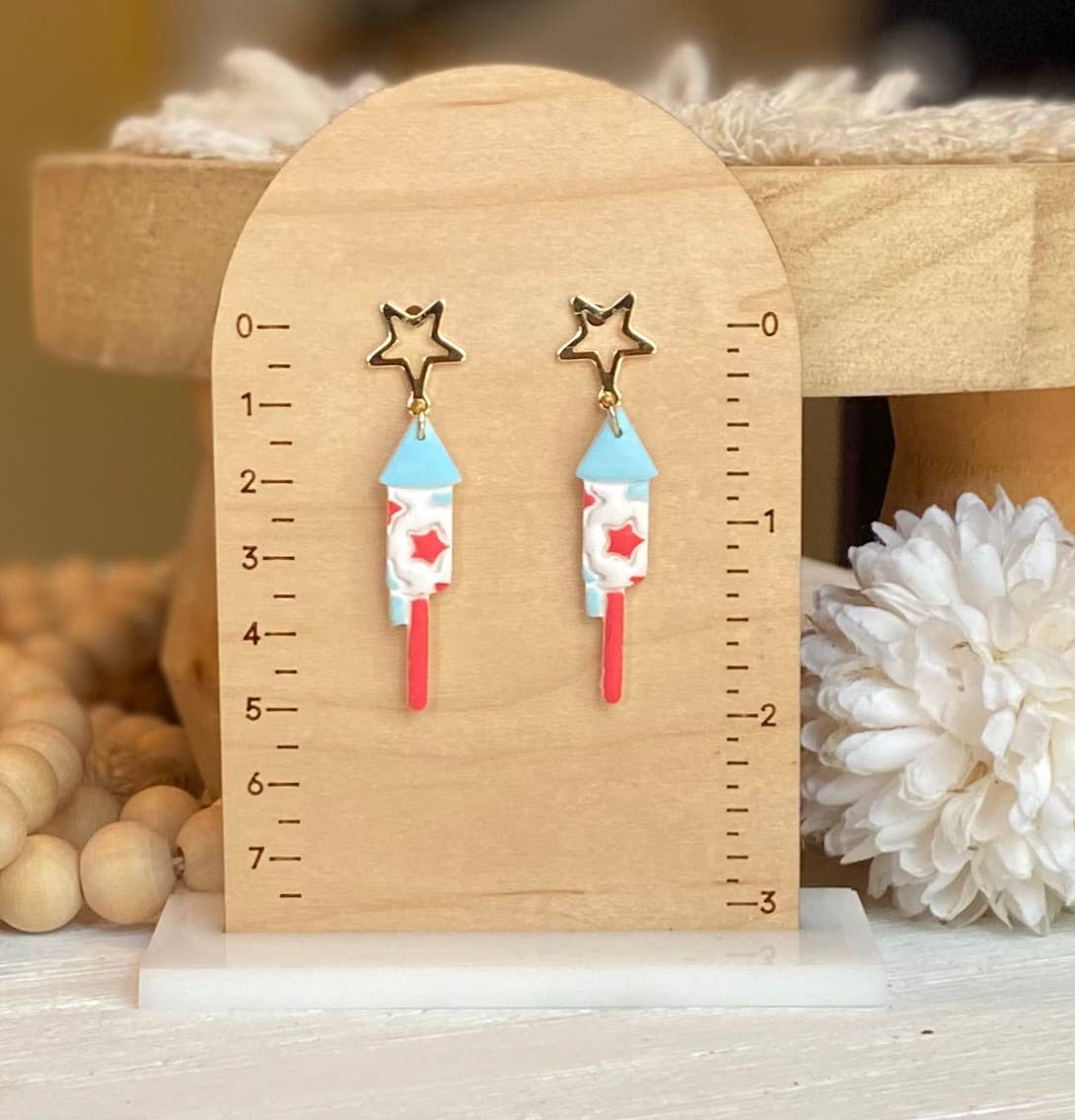 Fourth of July Handmade Earrings | Statue of Liberty - The Season Boutique