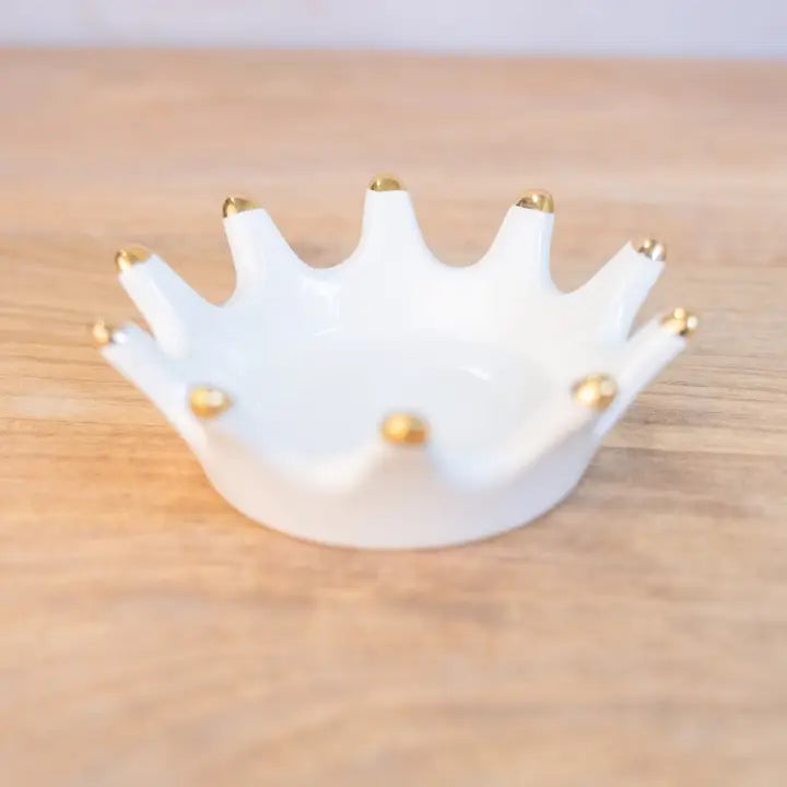 Royal Crown Trinket Dish 4.25"