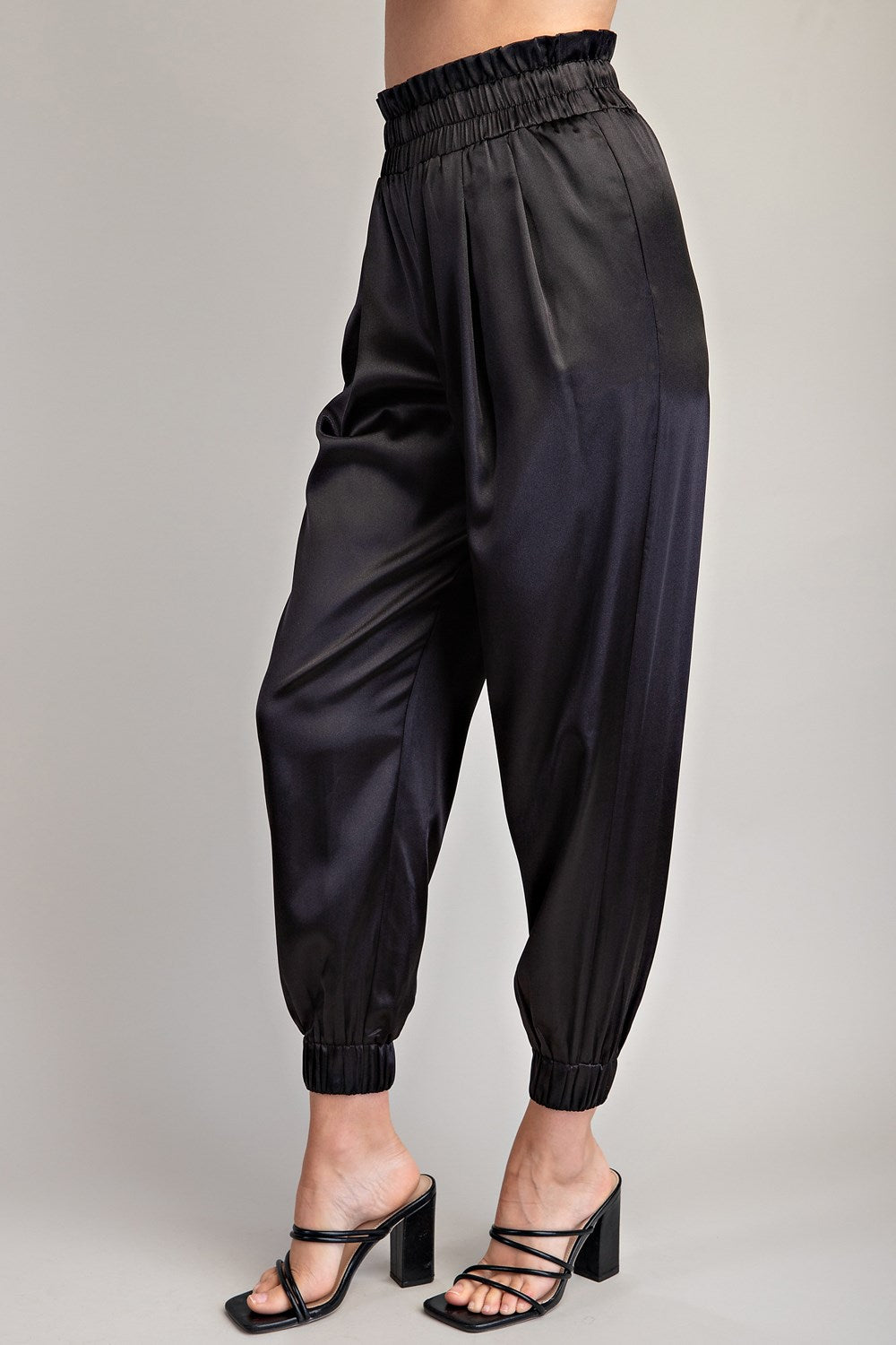 Pleated Cargo Joggers Pants