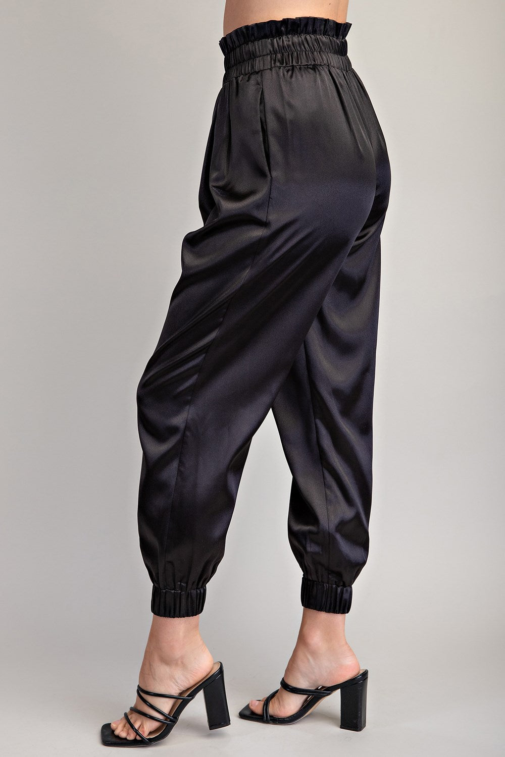 Pleated Cargo Joggers Pants