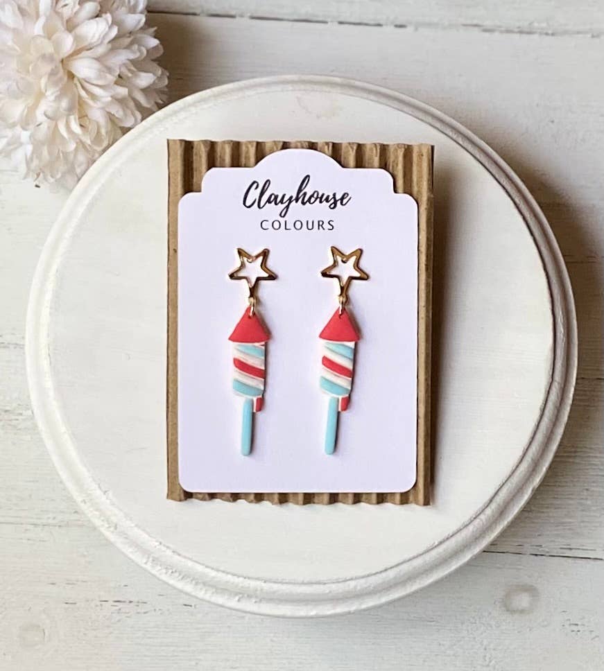 Fourth of July Handmade Earrings | Statue of Liberty - The Season Boutique