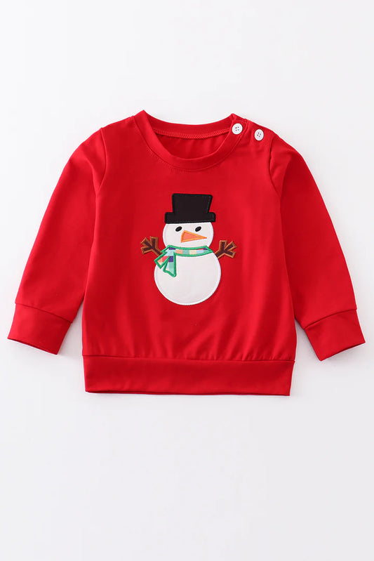 Red Snowman T-Shirt