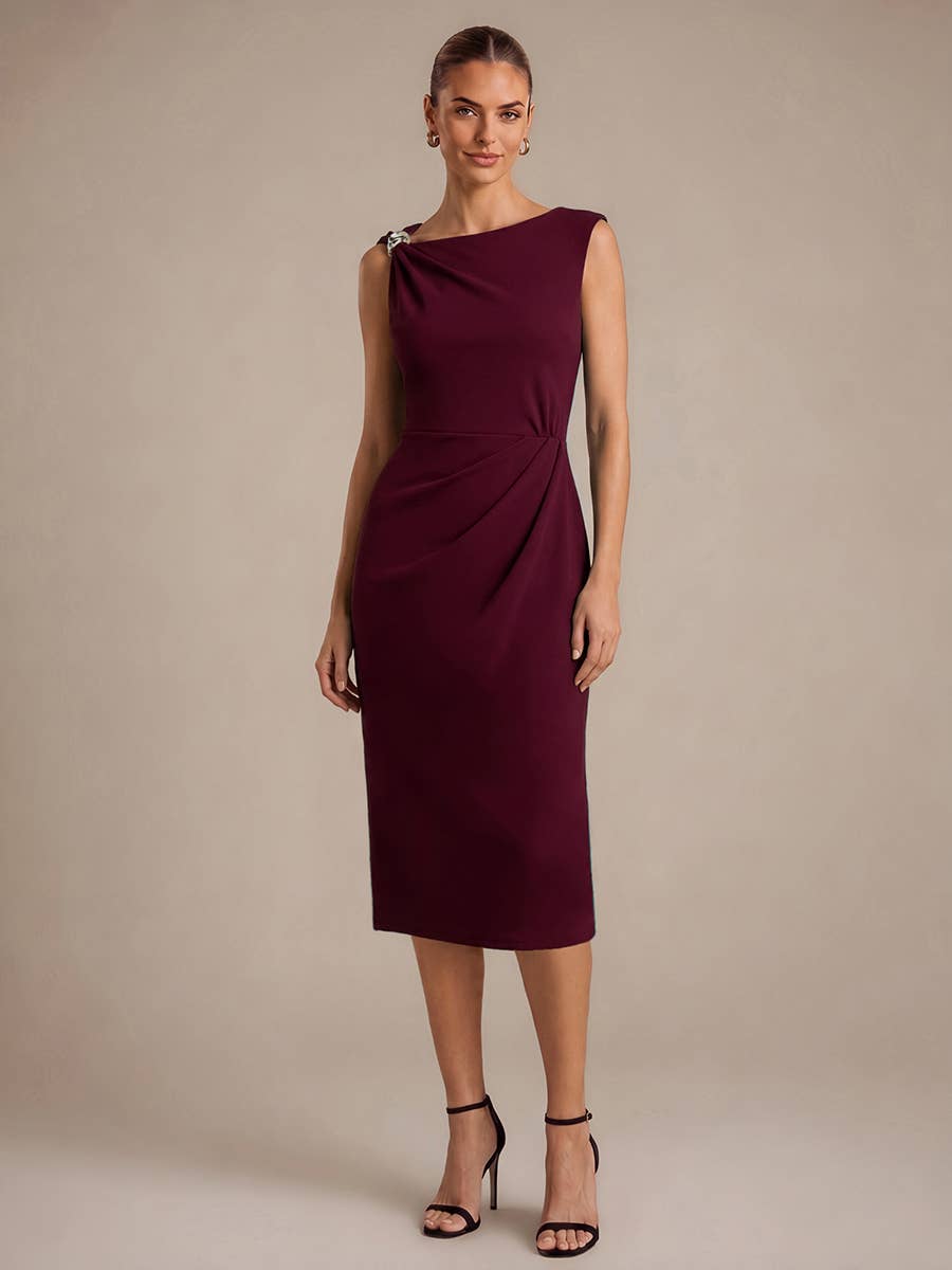 Asymmetric Midi Dress