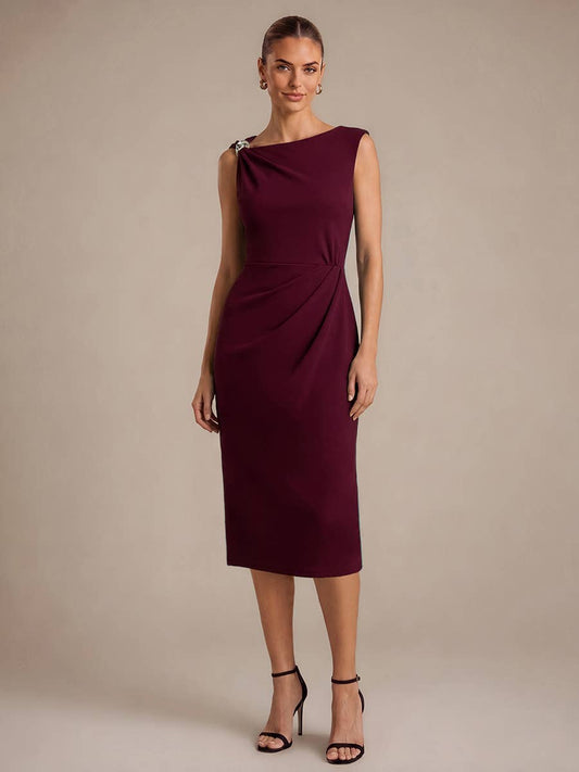Asymmetric Midi Dress