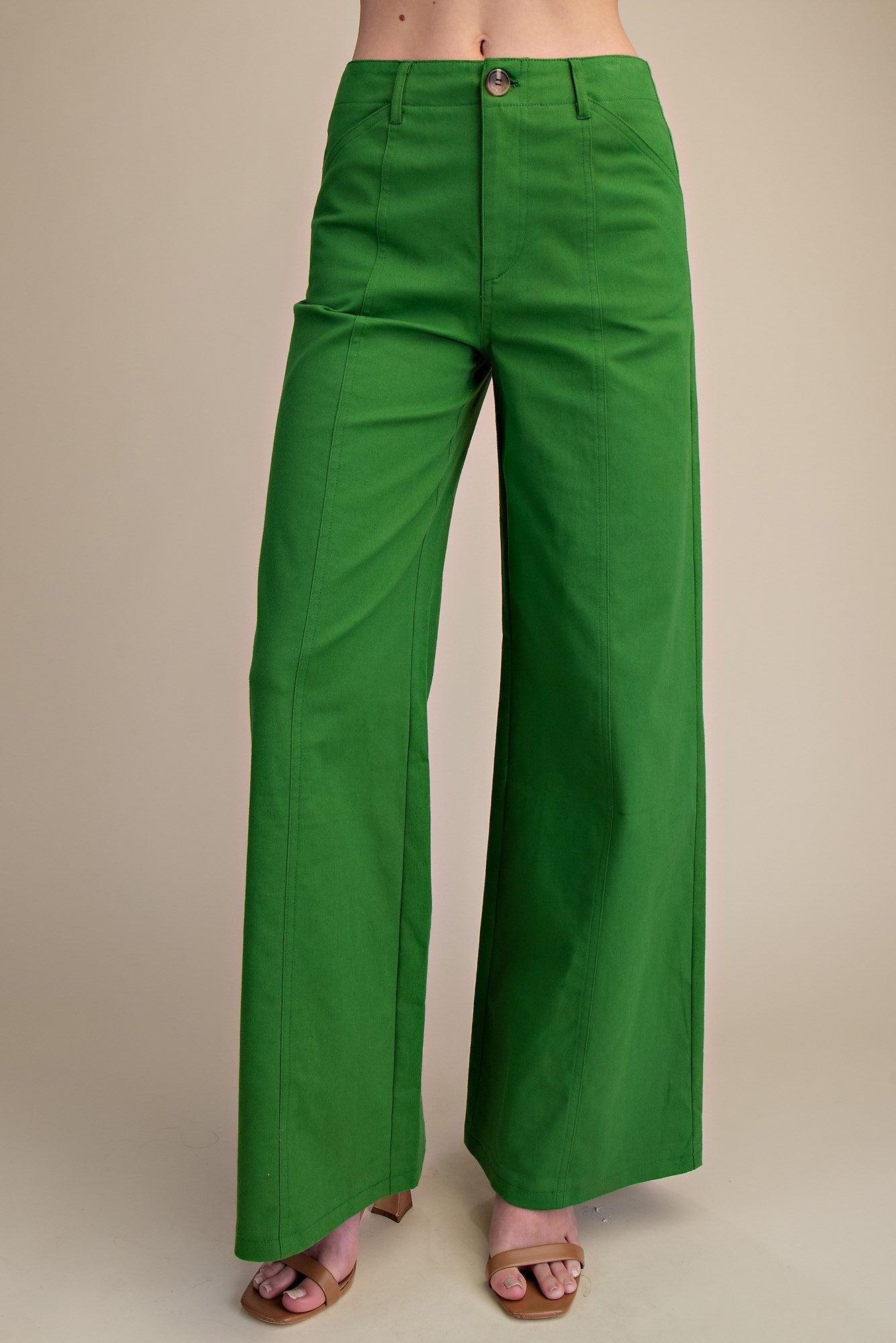 High Rise Wide Leg Pants