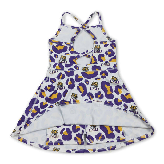 Leopard Tiger LSU Dress - The Season Boutique
