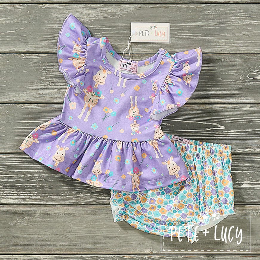 Gracie's Giraffe - Bummie Set