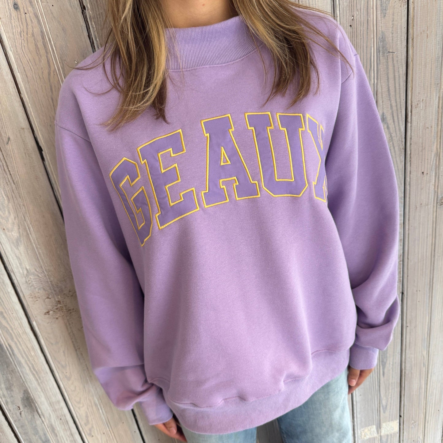 GEAUX Mockneck Sweatshirt