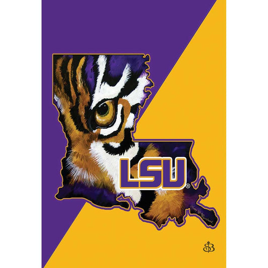 Flag Eye Of Tiger LSU - The Season Boutique