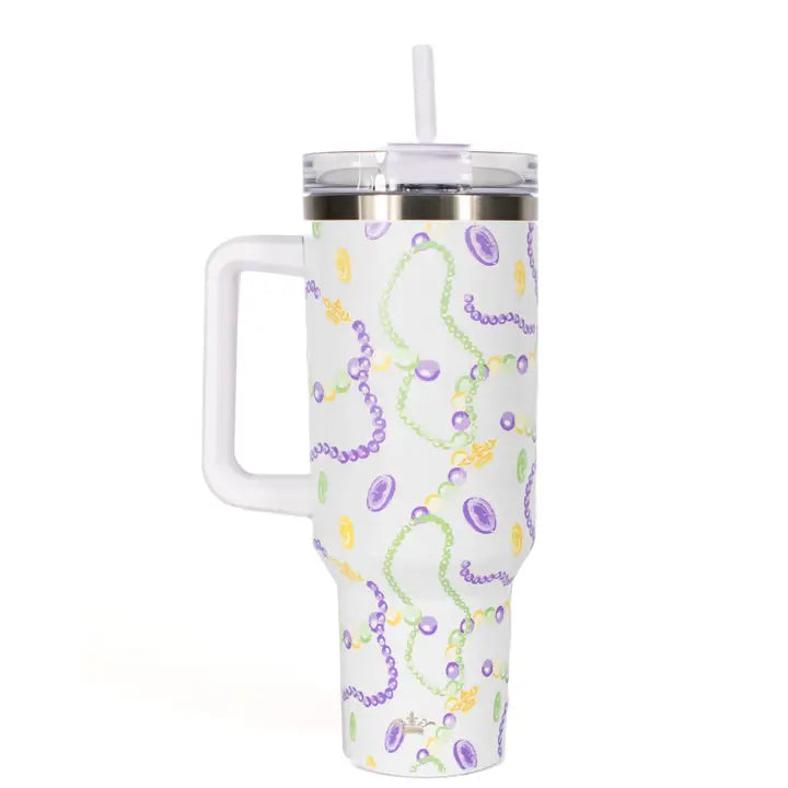 Mardi Bead Tumbler