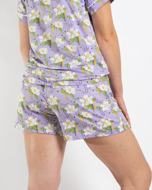 Mardi Magnolia Sleep Shorts