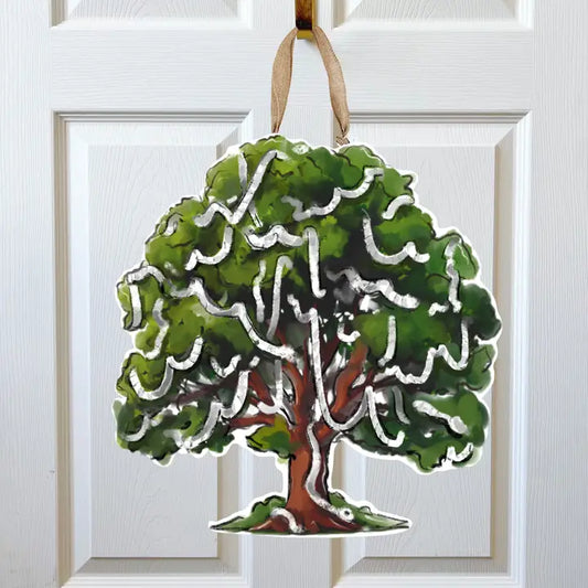 Toilet Paper Tree Door Hanger-Mardi Gras