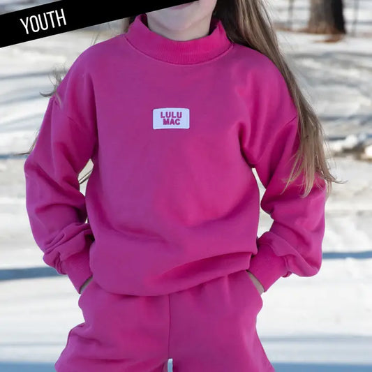 YOUTH Hot Pink Crew - The Season Boutique