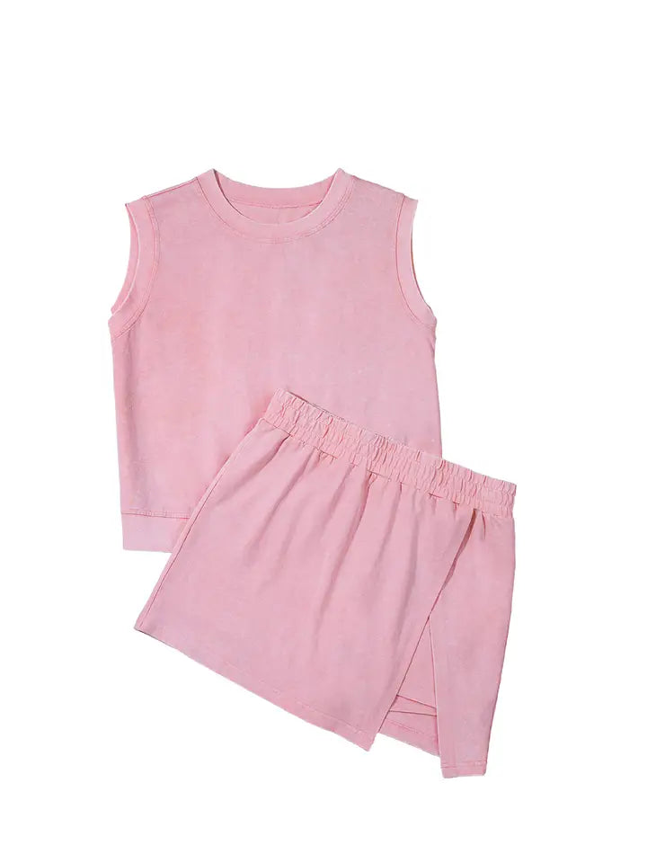 Tank Top & Split Skort Set