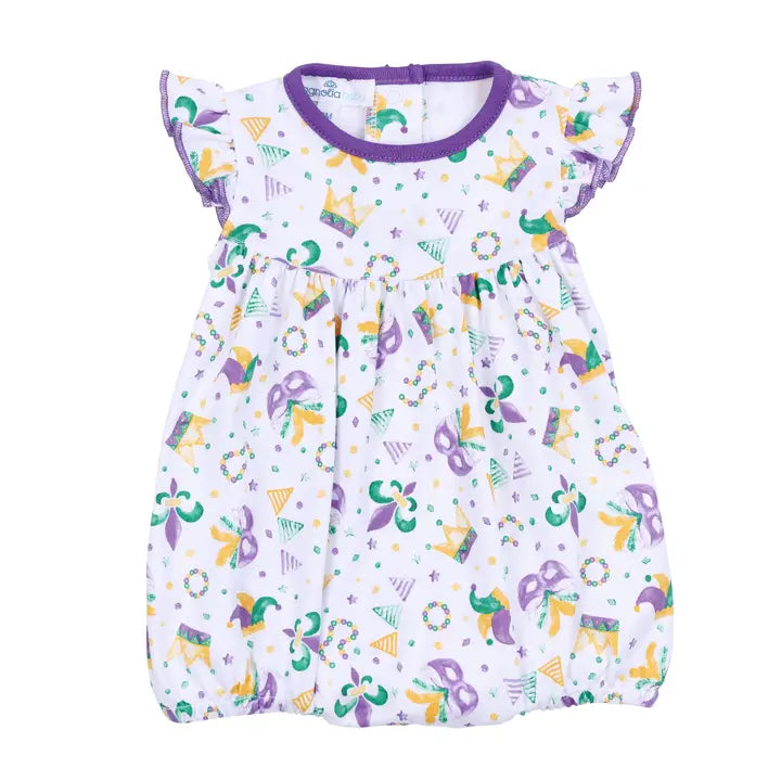 Mardi Gras Munchkins Flutters Bubble - The Season Boutique