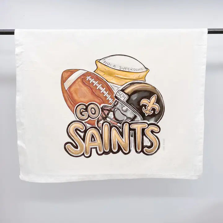 Go Saints Towel New Orleans