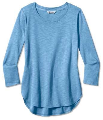 ASHBY ISLES RIB 3/4 SLV TEE - The Season Boutique