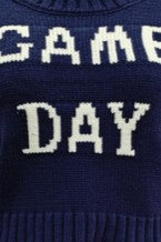 Purple "Game Day" Cropped Sweater