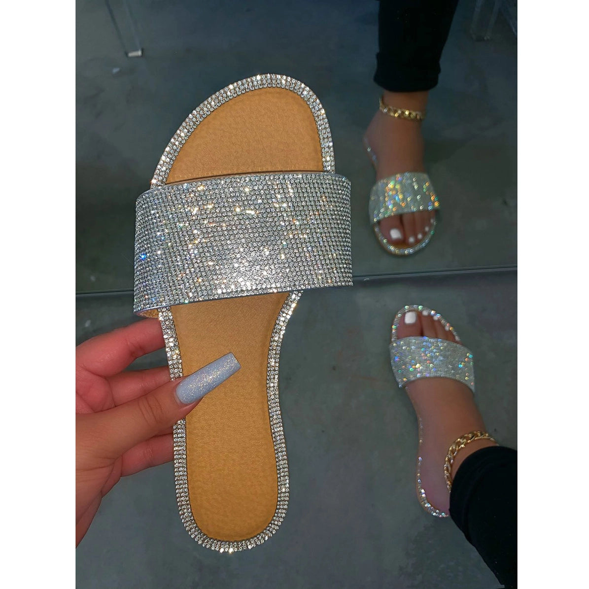 Rhinestone Slides