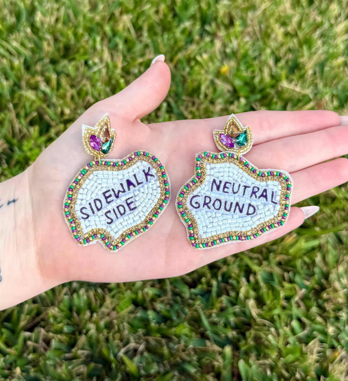 Sidewalk Side/Neutral Ground Earrings