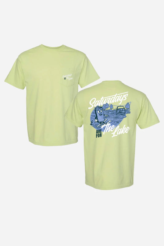 Saturdays are for the Lake Pocket Tee