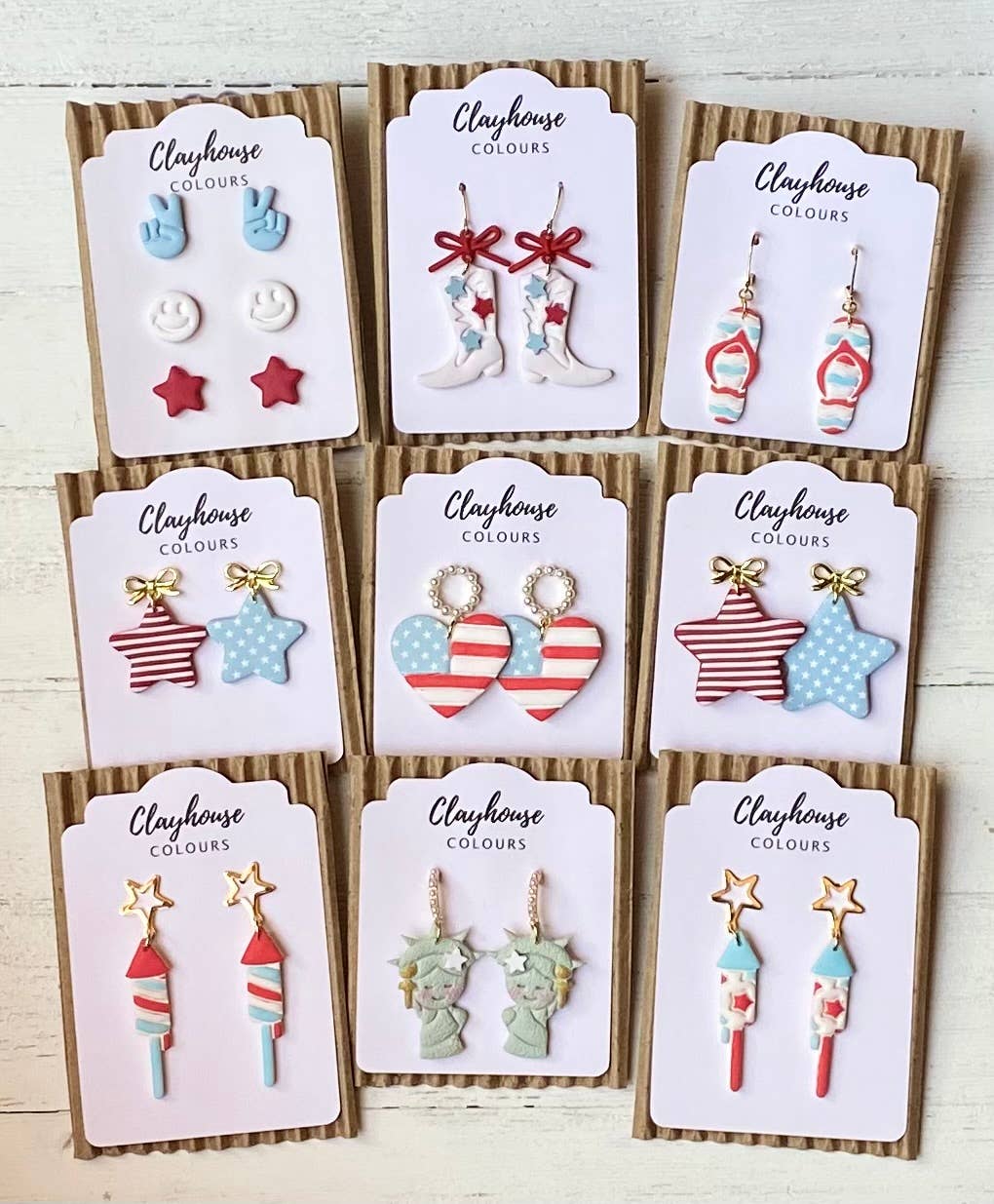 Fourth of July Handmade Earrings | Statue of Liberty - The Season Boutique
