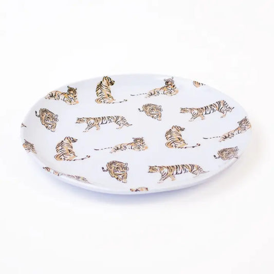 Tiger Love Melamine Plate
