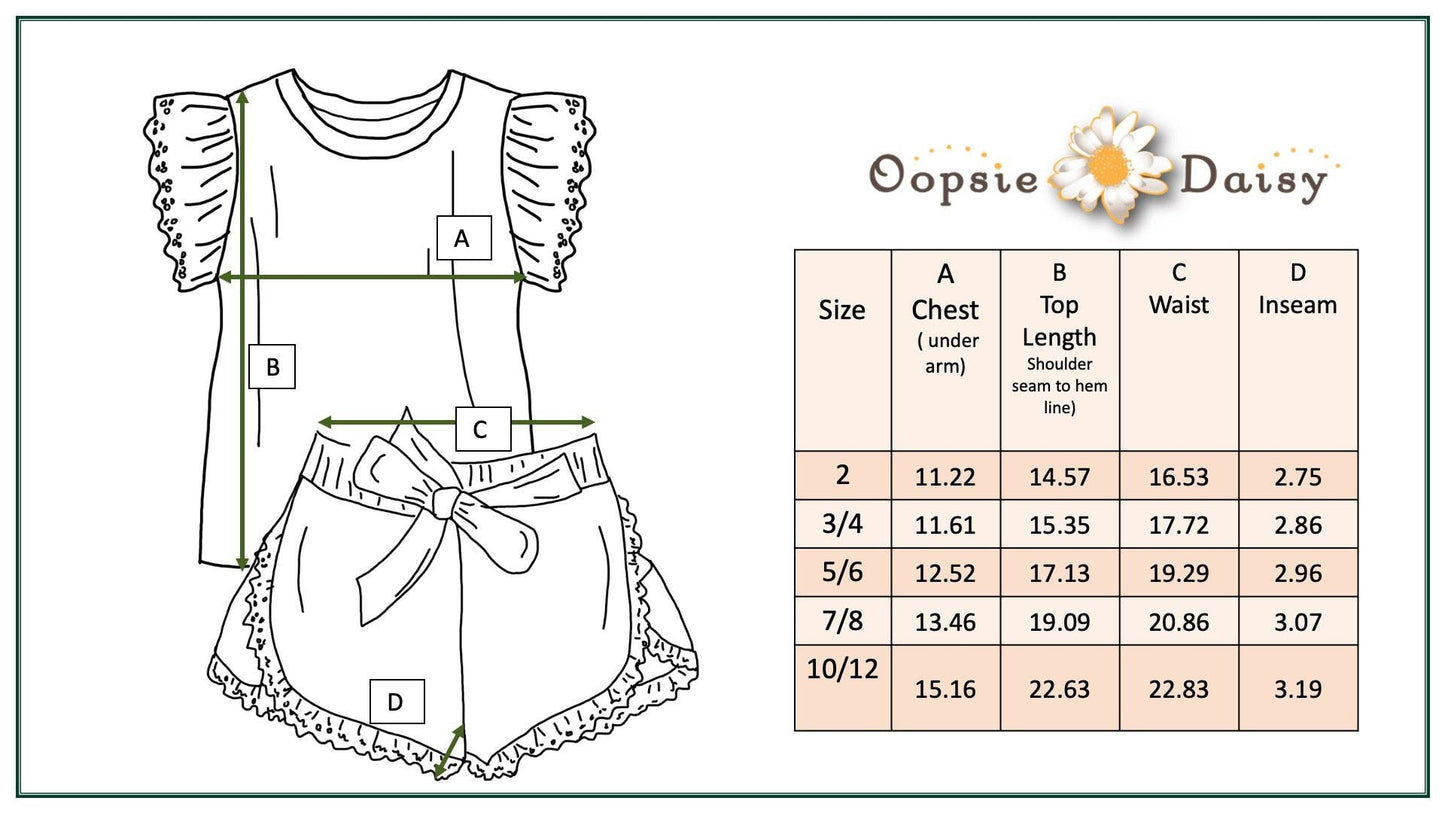 Lavender Lace Ruffle Summer Short Set