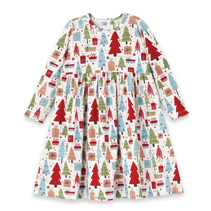 Christmas Girl's Bamboo Dress