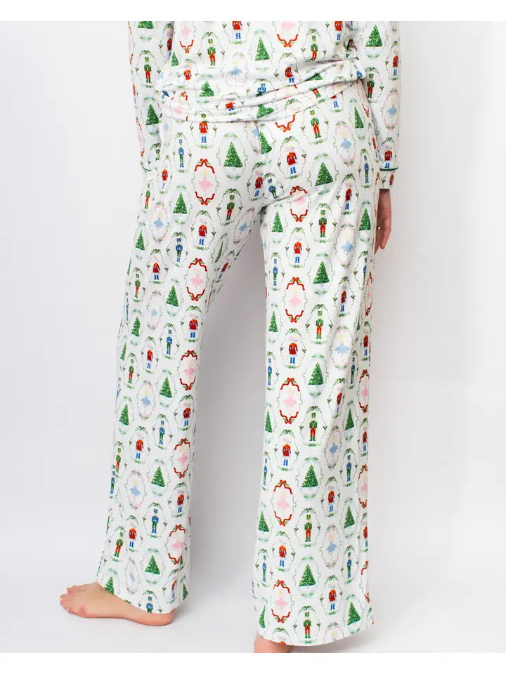 Nutcracker Waltz Sleep Pants White/Multi