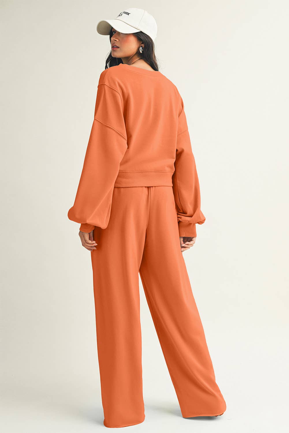 Pullover & Wide Leg Pants Set