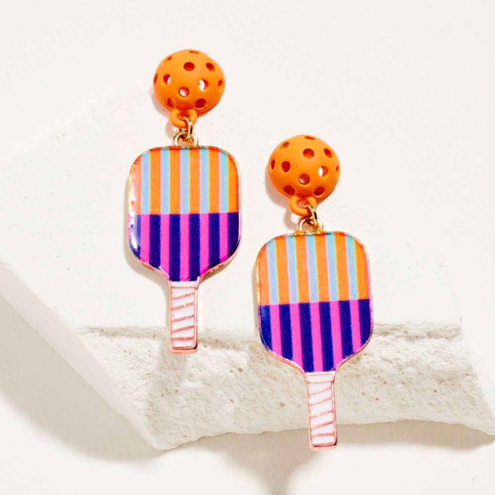 Pickleball Paddle Dangle Earrings - The Season Boutique