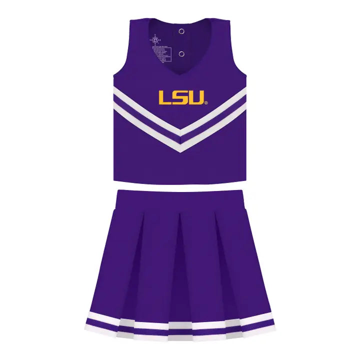 LSU Girls Cheer Dress & Bloomers