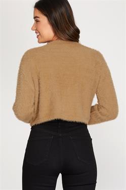 CROPPED SWEATER CARDIGAN