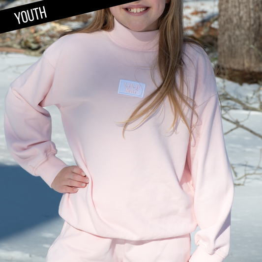 YOUTH Light Pink Crew - The Season Boutique