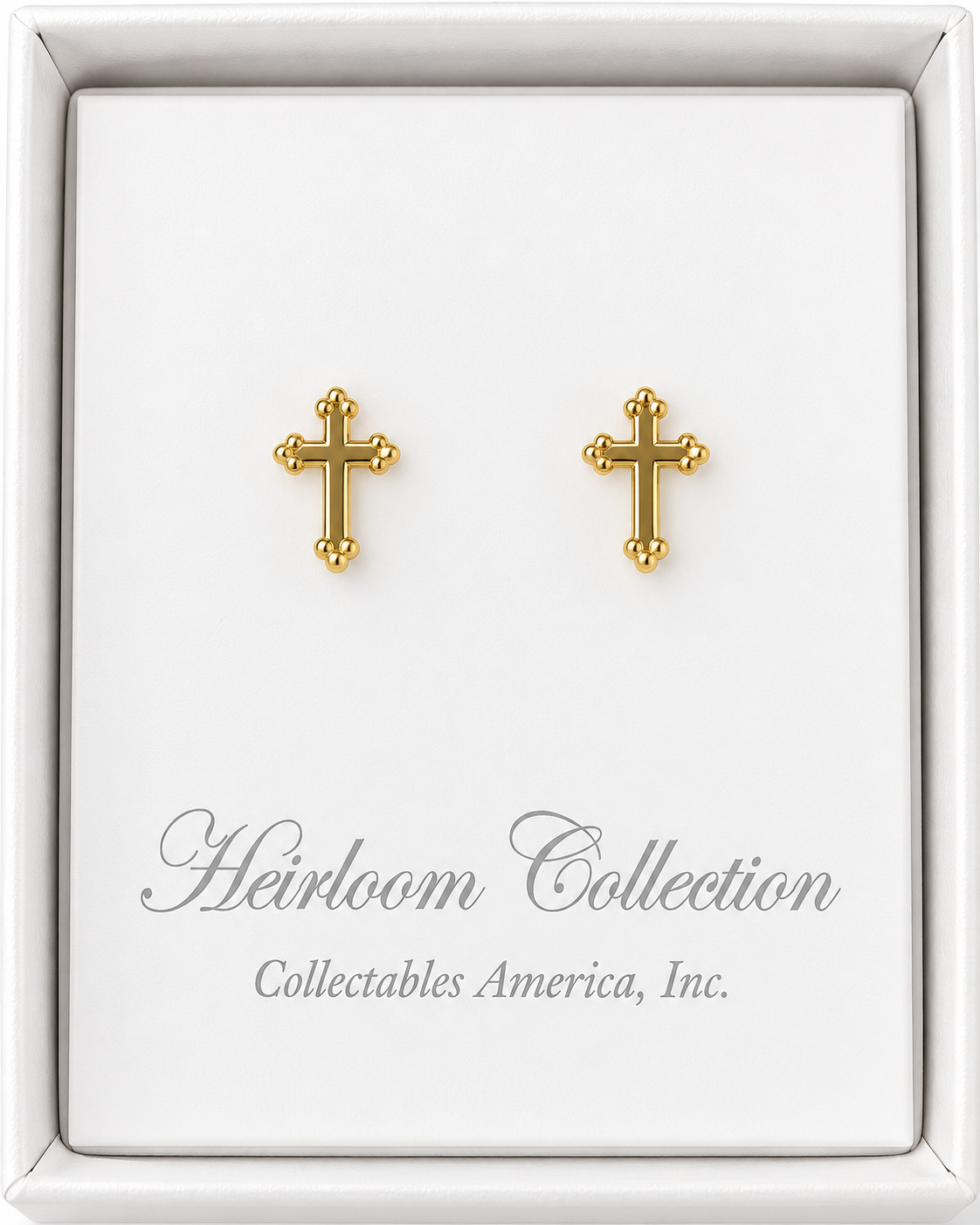 Cross Stud Earrings - The Season Boutique