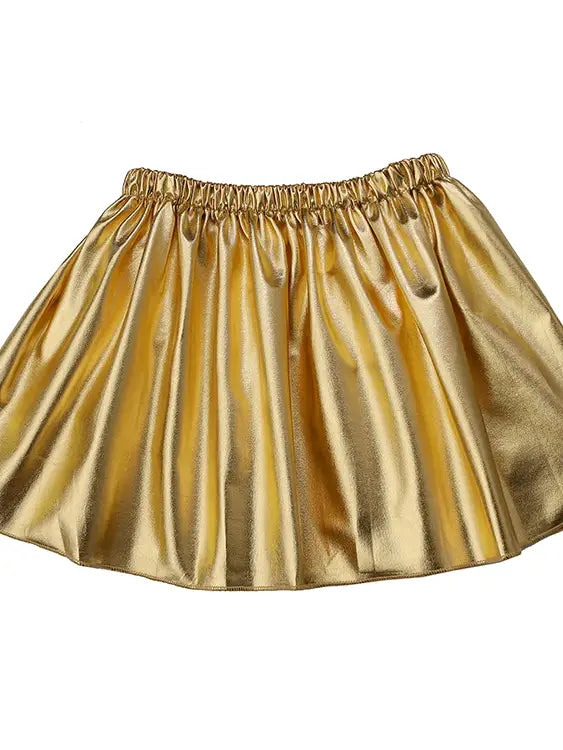 Gold Metallic Skirt