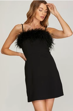 Cami Feather Dress