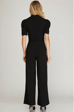 JUMPSUIT WITH WAIST TIE