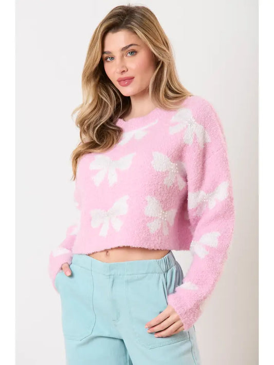 Long Sleeve Crop Sweater