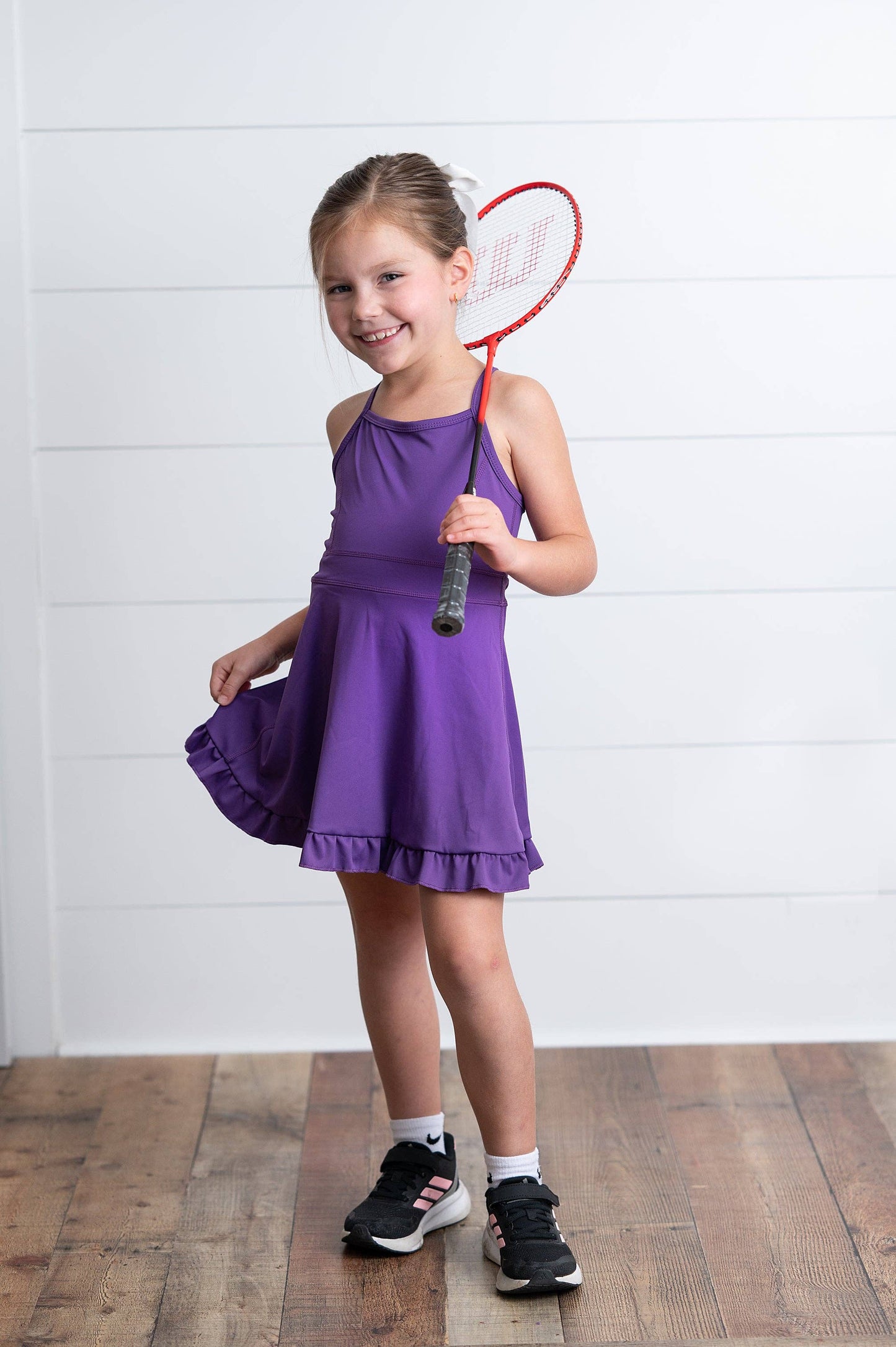 Athletic Active Sport Summer Ruffle Dress