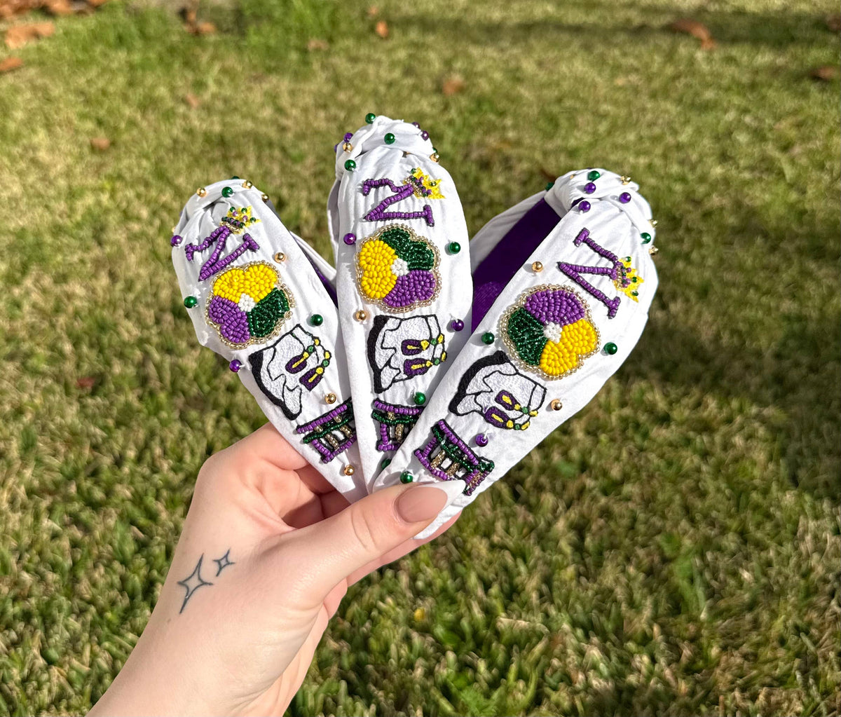 Mardi Gras Nola Headband