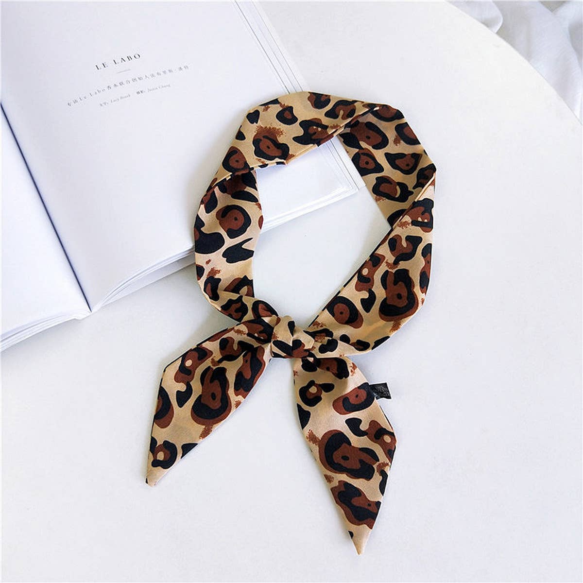 NEW BINDING BAG LEOPARD PRINT SCARF - The Season Boutique