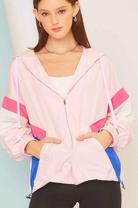 Color Block Windbreaker